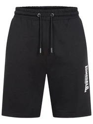Lonsdale Sweatshorts Style Fringford Schwarz/Dunkelgrau/Orange