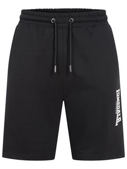 Lonsdale Sweatshorts Style Fringford Schwarz/Dunkelgrau/Orange
