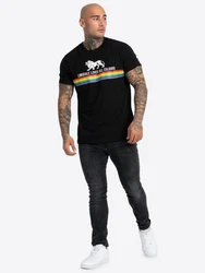 Lonsdale T-Shirt NELSON Grün/Schwarz/Braun/Dunkelgrau