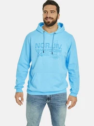 Kapuzensweatshirt JEPPE mit JV-Logo bedruckte Kapuze