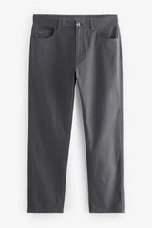 Next Stretch-Hose Straight Fit Jeans-Stil Dunkelgrau/Hellgrau/Grau