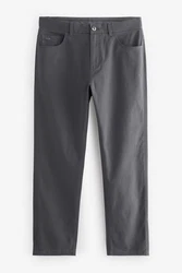 Next Stretch-Hose Straight Fit Jeans-Stil Dunkelgrau/Hellgrau/Grau