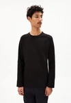 Armedangels Longsleeve JOSUAA Herren Relaxed Fit Dunkelblau/Schwarz