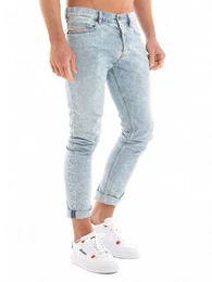 Slim-fit-Jeans Hellblaue Low Waist Stretch Hose - D-Luster 0GDAM