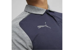 PUMA T-Shirt teamCUP Casuals Poloshirt Dunkelblau/Grau/Dunkelgrau/Blau