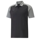 PUMA T-Shirt teamCUP Casuals Poloshirt Dunkelgrau/Grau/Hellgrau