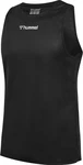 hummel T-Shirt Hmlrun Singlet Schwarz/Grau