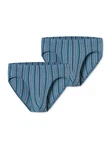 Schiesser Minislip 95/5 Essentials Hellblau/Blau/Lila/Grau