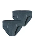 Schiesser Minislip Comfort Fit Dunkelblau/Blau/Grau