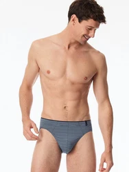 Schiesser Minislip Long Life Soft Blau/Dunkelblau/Hellblau