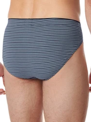 Schiesser Minislip Long Life Soft Blau/Dunkelblau/Hellblau