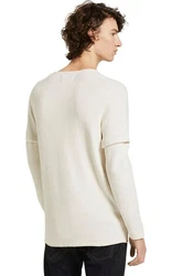 TOM TAILOR Strickpullover Denim creme