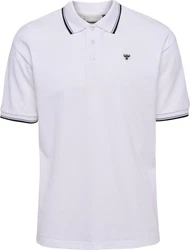 hummel Poloshirt Hmlloose Polo Shirt S/S Bee Weiß/Creme/Beige/Grau/Dunkelblau