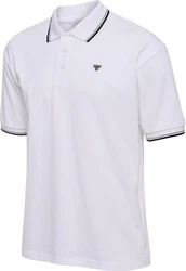 hummel Poloshirt Hmlloose Polo Shirt S/S Bee Weiß/Creme/Beige/Grau/Dunkelblau