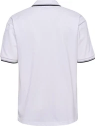 hummel Poloshirt Hmlloose Polo Shirt S/S Bee Weiß/Creme/Beige/Grau/Dunkelblau