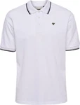 hummel Poloshirt Hmlloose Polo Shirt S/S Bee Weiß/Creme/Beige/Grau/Dunkelblau