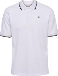 hummel Poloshirt Hmlloose Polo Shirt S/S Bee Weiß/Creme/Beige/Grau/Dunkelblau