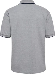 hummel Poloshirt Hmlloose Polo Shirt S/S Bee Grau/Hellgrau