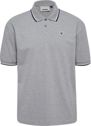 hummel Poloshirt Hmlloose Polo Shirt S/S Bee Grau/Hellgrau