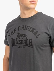 Lonsdale T-Shirt Original Dunkelgrau/Grau/Hellgrau