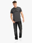 Lonsdale T-Shirt Original Dunkelgrau/Grau/Hellgrau