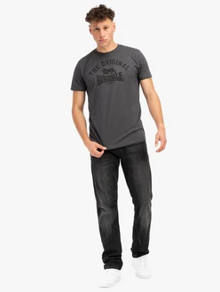 Lonsdale T-Shirt Original Dunkelgrau/Grau/Hellgrau Lonsdale T-Shirt Original Dunkelgrau/Grau/Hellgrau