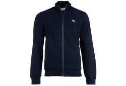 Lacoste Sweatjacke mit Stehkragen Dunkelblau