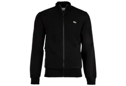 Lacoste Sweatjacke mit Stehkragen Schwarz
