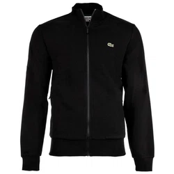 Lacoste Sweatjacke mit Stehkragen Schwarz