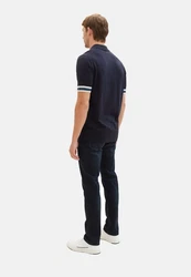 TOM TAILOR Slim-fit-Jeans TTJOSH Regular Slim Jeans Dunkelblau/Blau/Lila