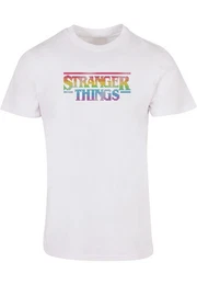 T-Shirt Herren Stranger Things - Rainbow Dot Logo T-Shirt (1-tlg)
