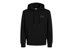 JACK & JONES Herren Hoodie Kapuzenpullover JJECORP (12152840) Schwarz