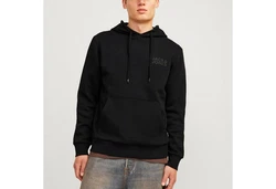 JACK & JONES Herren Hoodie Kapuzenpullover JJECORP (12152840) Schwarz