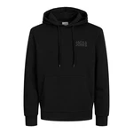 JACK & JONES Herren Hoodie Kapuzenpullover JJECORP (12152840) Schwarz
