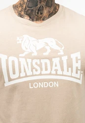 Lonsdale T-Shirt St. Erney Khaki/Gelb/Braun/Beige