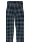 Schiesser Pyjama Comfort Nightwear Dunkelblau/Blau/Grau