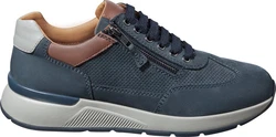 Schumann und Söhne Schnürschuh perfekte Passform Blau/Grau/Hellblau/Dunkelblau