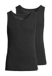 Unterhemd 2er Pack Modern Basic (Spar-Set, 2-St) Unterhemd / Tanktop - Baumwolle - Atmungsaktiv