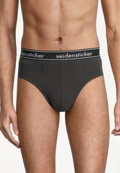 Seidensticker Slip Cotton Flex Spar-Set Mini Slip Grau/Dunkelgrau