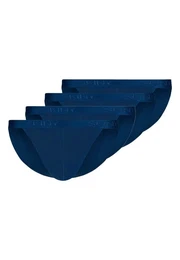 Slip 4er Pack Basic (Spar-Set, 4-St) Slip / Unterhose - Baumwolle - Ohne Eingriff - Atmungsaktiv