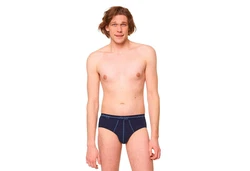 sloggi Slip Herren Slips Start midi C2P box (2er Pack) Dunkelblau/Blau/Lila