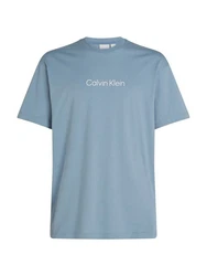 Calvin Klein T-Shirt 'Hero' Blau/Hellblau/Braun