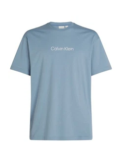 Calvin Klein T-Shirt 'Hero' Blau/Hellblau/Braun