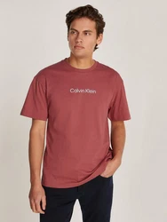 Calvin Klein T-Shirt 'Hero' Rot/Dunkelrot/Braun