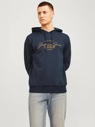 Jack & Jones Sweatshirt JJFERRIS Dunkelblau/Blau/Hellblau