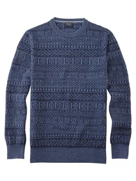 Rundhalspullover Strick Casual mit modischer Struktur