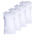 RAGMAN Unterhemd Herren 4er Pack Weiß/Dunkelblau/Creme