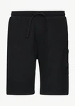 s.Oliver Bermudas Lässige Sweatshorts Cargotasche Schwarz/Dunkelblau