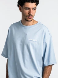 Low Lights Studios T-Shirt Sanded Logo Blau/Hellblau