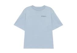 Low Lights Studios T-Shirt Sanded Logo Blau/Hellblau